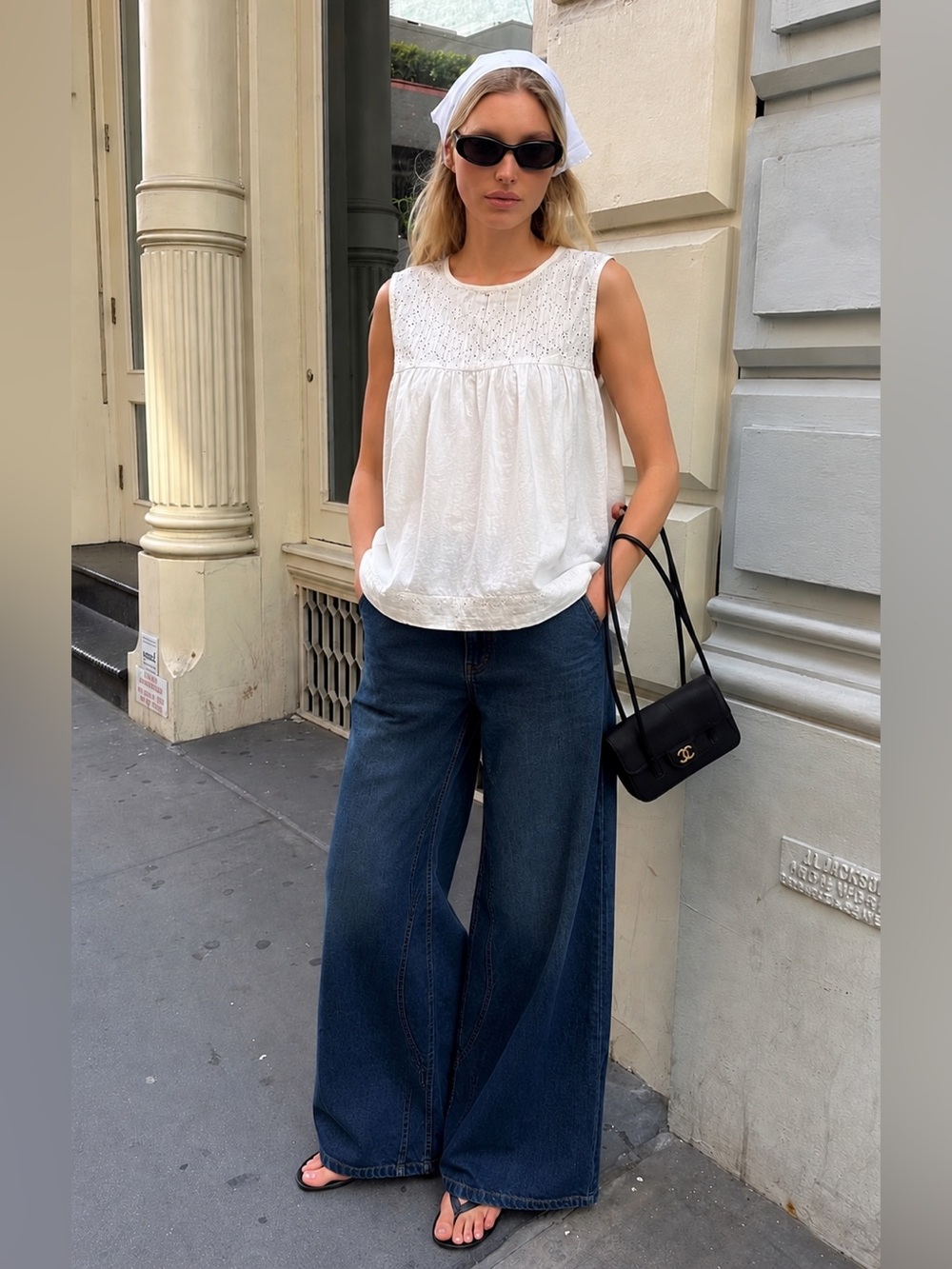 J CREW White Sleeveless Top
